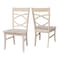 International Concepts Set of 2 Milano Chairs with Wood Seats, Unfinished C-316P - alternate 6